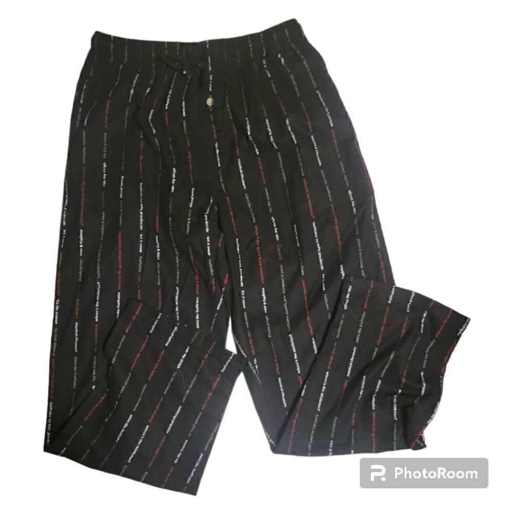 Holiday Cotton Pants with Classic Phrases for Thanksgiving and Christmas Size Me